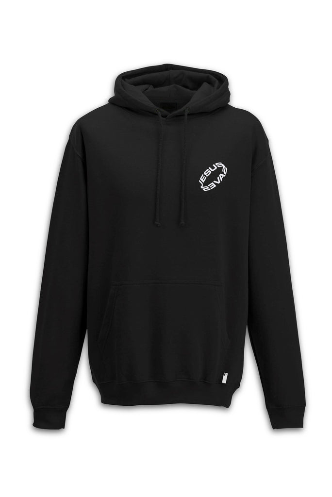 Jesus Saves Unisex Hoodie (Black)