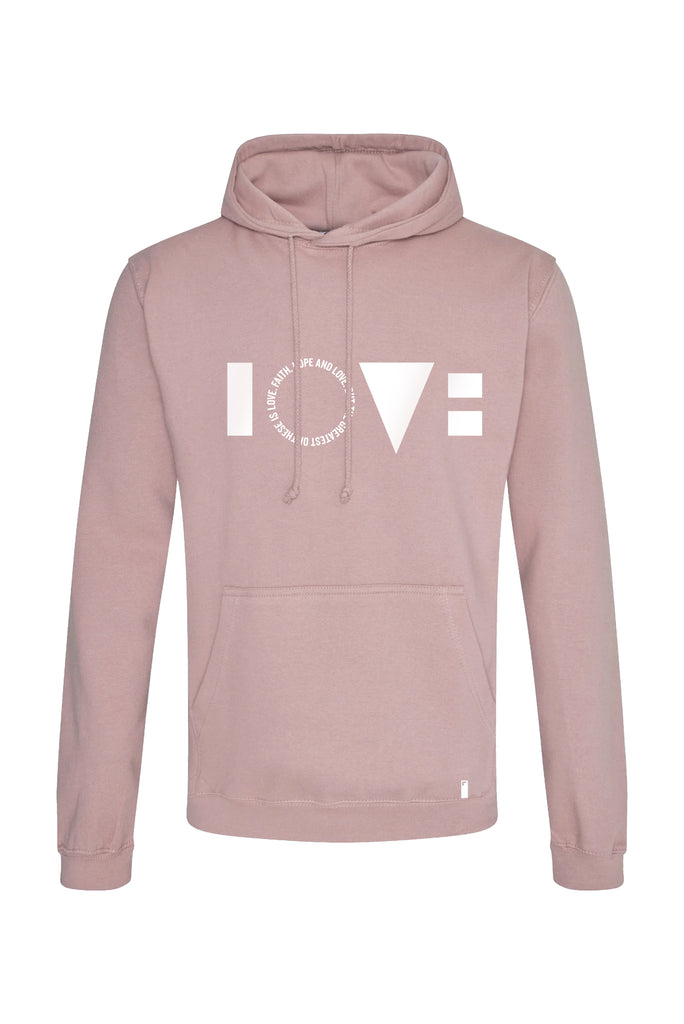 Love Unisex Hoodie (Dusty Pink)