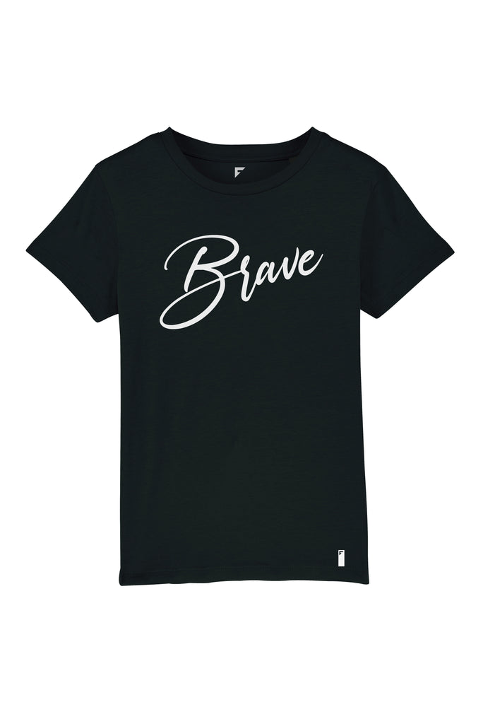 Brave Signature Two Unisex Crew Neck T-Shirt (Black)