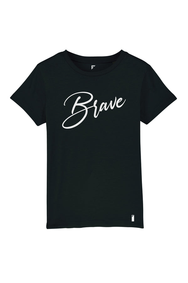 Brave Signature Two Unisex Crew Neck T-Shirt (Black)