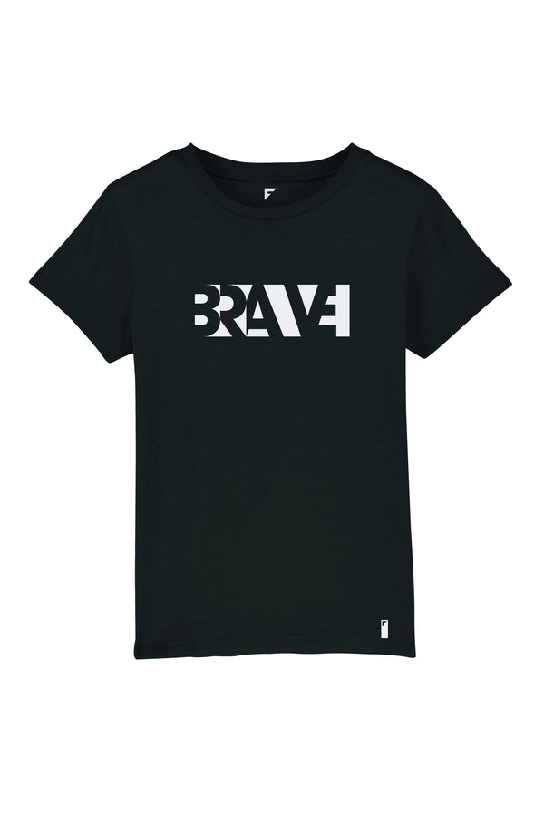 Brave Unisex Crew Neck T-Shirt (Black)
