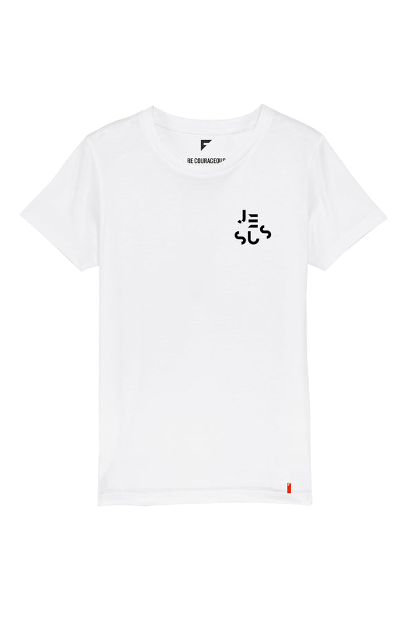 Jesus Unisex Crew Neck T-Shirt (White)