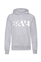 Brave Unisex Scripture Hoodie (Heather Grey)