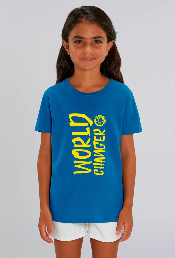 World Changer Royal Blue Kids T-shirt