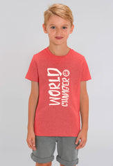 World Changer Red Heather Kids T-shirt
